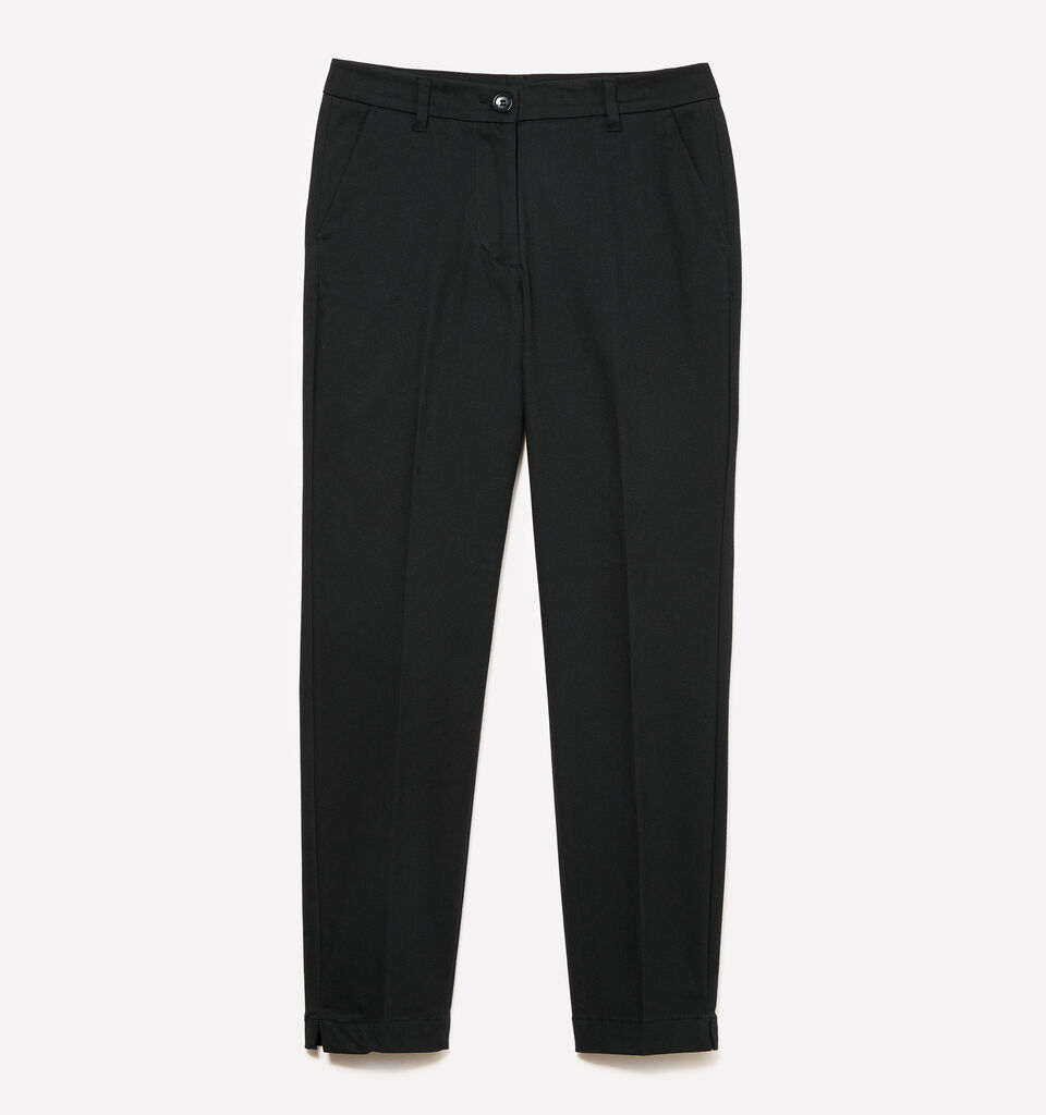 Chino slim fit neri - pantaloni slim-fit da donna - Nero | Sisley image number 1